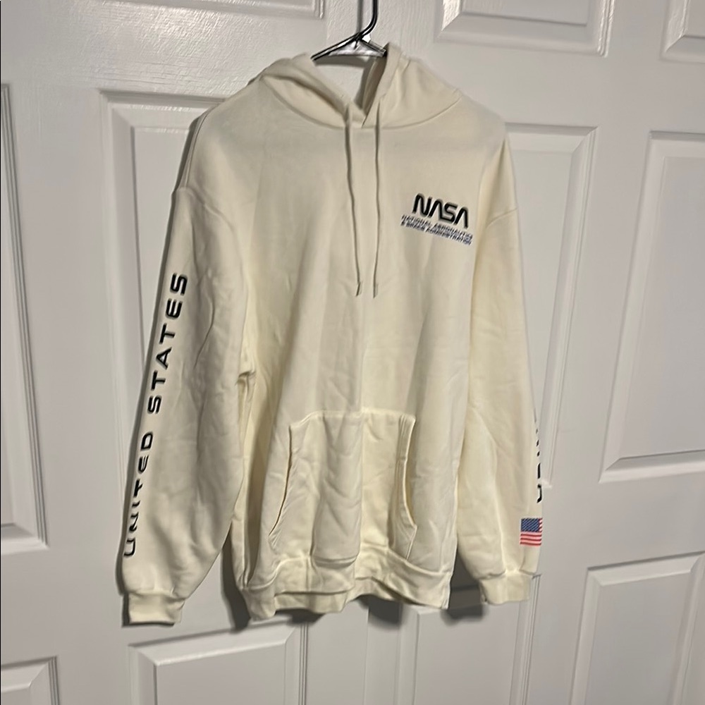 NASA White Hoodie